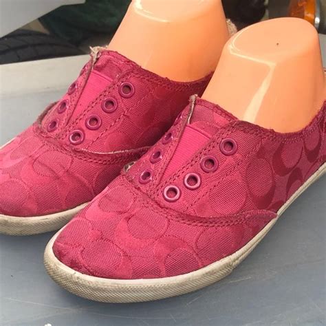 cheap coach canvas shoes